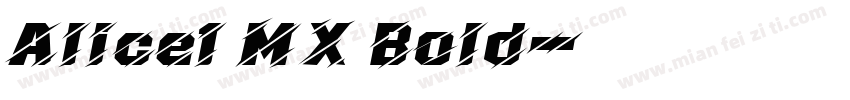 Alice1 MX Bold字体转换